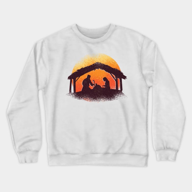 Christmas Nativity Scene Crewneck Sweatshirt by madeinchorley